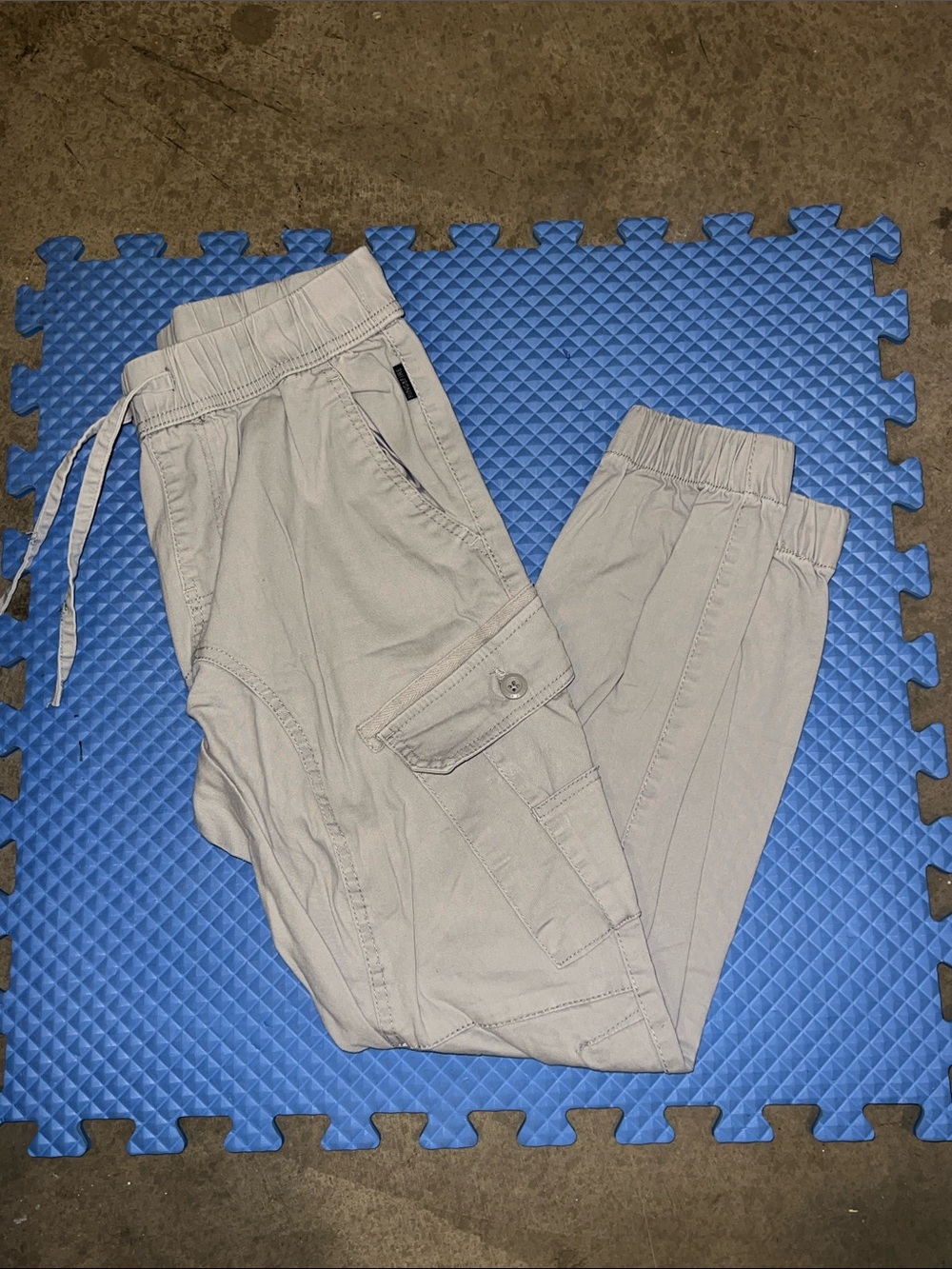 Men’s Lightweight Cargo Jogger Pants - Light grey
